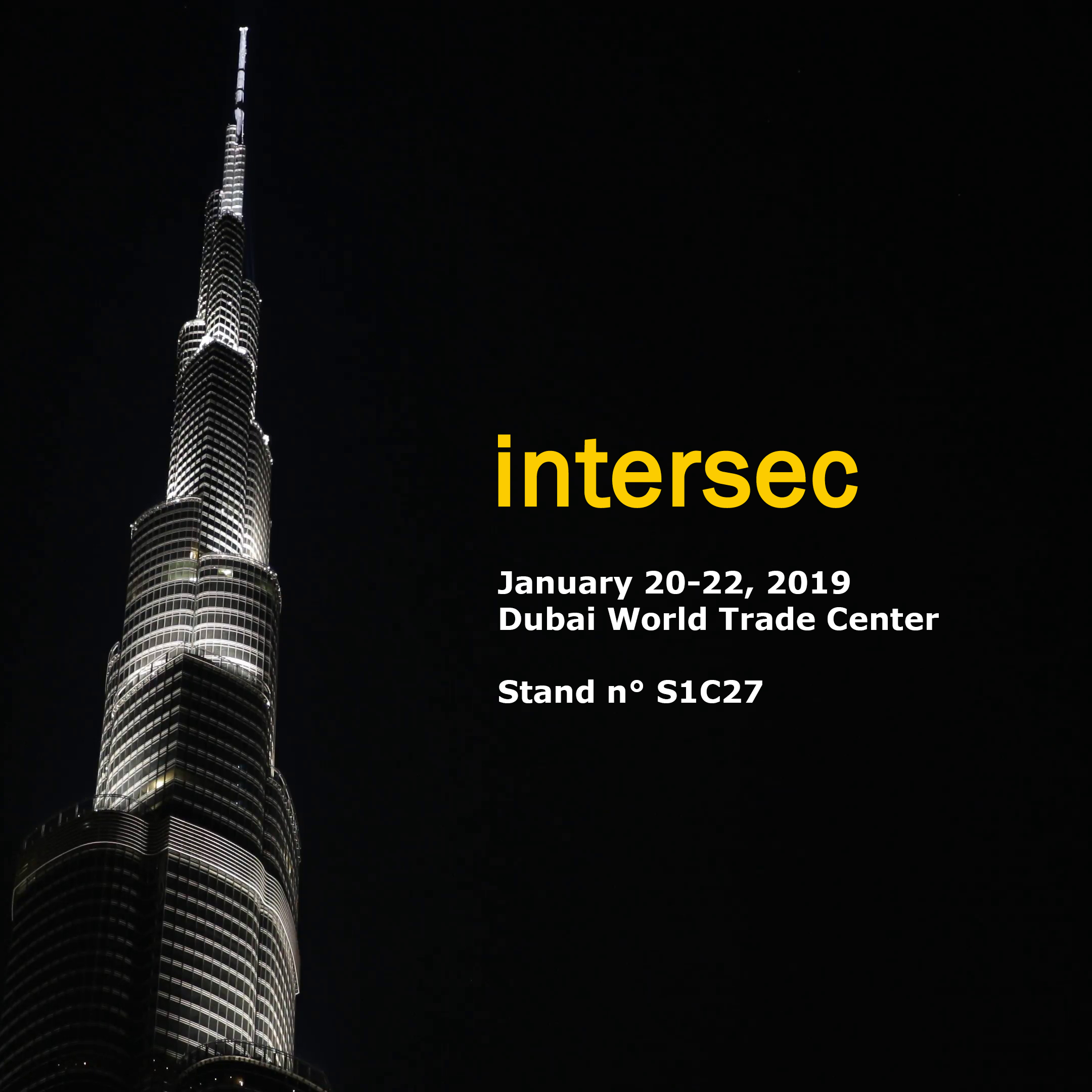 Intersec 2019: Spark si prepara per Dubai